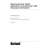 خرید و دانلود نسخه کامل کتاب Delphi 8: Migrating Delphi applications to the Microsoft. NET Framework with Delphi 8