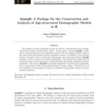 خرید و دانلود نسخه کامل کتاب DemogR: A Package for the Construction and Analysis of Age-structured Demographic Models in R + Code