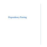 خرید و دانلود نسخه کامل کتاب Dependency parsing