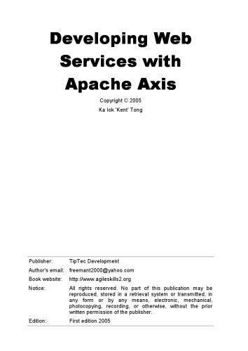 خرید و دانلود نسخه کامل کتاب Developing Web Services with Apache Axis_6884830646c2d.jpeg خرید و دانلود نسخه کامل کتاب Developing Web Services with Apache Axis