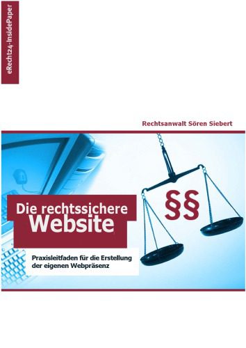 خرید و دانلود نسخه کامل کتاب Die rechtssichere Website_686433fb713a7.jpeg خرید و دانلود نسخه کامل کتاب Die rechtssichere Website