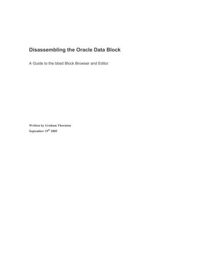 خرید و دانلود نسخه کامل کتاب Disassembling the Oracle Data Block_6867a1dabf846.jpeg خرید و دانلود نسخه کامل کتاب Disassembling the Oracle Data Block