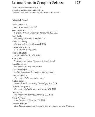 خرید و دانلود نسخه کامل کتاب Distributed Computing: 21st International Symposium, DISC 2007, Lemesos, Cyprus, September 24-26, 2007. Proceedings