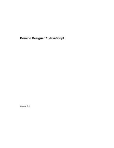 خرید و دانلود نسخه کامل کتاب Domino Designer 7 – Javascript_6877f176d170c.jpeg خرید و دانلود نسخه کامل کتاب Domino Designer 7 – Javascript