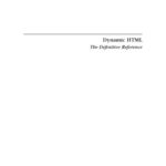 خرید و دانلود نسخه کامل کتاب Dynamic HTML: The Definitive Reference