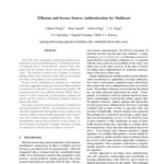 خرید و دانلود نسخه کامل کتاب Efficient and Secure Source Authentication for Multicast