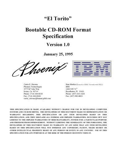 خرید و دانلود نسخه کامل کتاب “El Torito” Bootable CD-ROM Format Specification_686cb47b3a02a.jpeg خرید و دانلود نسخه کامل کتاب “El Torito” Bootable CD-ROM Format Specification