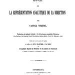 خرید و دانلود نسخه کامل کتاب Essai sur la représentatioon analytique de la direction