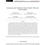 خرید و دانلود نسخه کامل کتاب Estimating the Multilevel Rasch Model: With the lme4 Package + Code