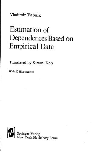 خرید و دانلود نسخه کامل کتاب Estimation of dependences based on empirical data_686e0fbfc053a.jpeg خرید و دانلود نسخه کامل کتاب Estimation of dependences based on empirical data