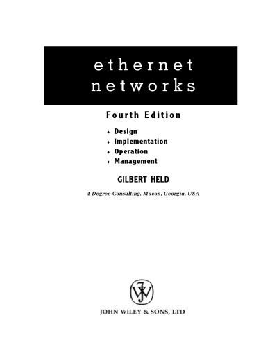 خرید و دانلود نسخه کامل کتاب Ethernet Networks: Design, Implementation, Operation, Management_6881dfad1e27b.jpeg خرید و دانلود نسخه کامل کتاب Ethernet Networks: Design, Implementation, Operation, Management