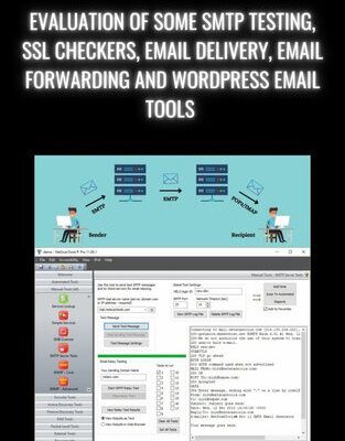 خرید و دانلود نسخه کامل کتاب Evaluation of Some SMTP Testing, SSL Checkers, Email Delivery, Email Forwarding and WP Email Tools