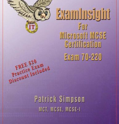 خرید و دانلود نسخه کامل کتاب ExamInsight For MCP   MCSE Certification: Security for a Microsoft Windows 2000 Network Exam 70-220