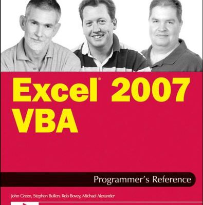 خرید و دانلود نسخه کامل کتاب Excel 2007 VBA Programmer’s Reference