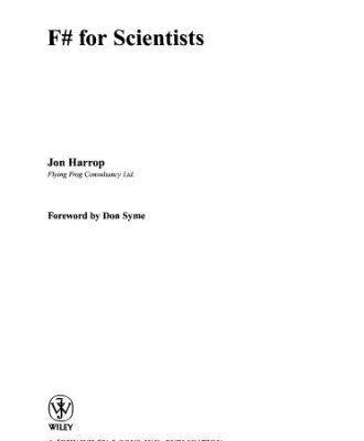 خرید و دانلود نسخه کامل کتاب F# for scientists