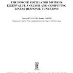خرید و دانلود نسخه کامل کتاب Forced oscillator method: eigenvalue analysis and computing linear response functions