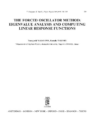 خرید و دانلود نسخه کامل کتاب Forced oscillator method: eigenvalue analysis and computing linear response functions_686dff976b3c2.jpeg خرید و دانلود نسخه کامل کتاب Forced oscillator method: eigenvalue analysis and computing linear response functions