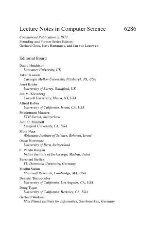 خرید و دانلود نسخه کامل کتاب Formal Methods for Components and Objects: 8th International Symposium, FMCO 2009, Eindhoven, The Netherlands, November 4-6, 2009. Revised Selected Papers_68734fafaefab.jpeg خرید و دانلود نسخه کامل کتاب Formal Methods for Components and Objects: 8th International Symposium, FMCO 2009, Eindhoven, The Netherlands, November 4-6, 2009. Revised Selected Papers