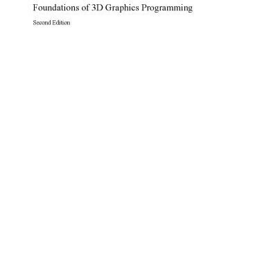 خرید و دانلود نسخه کامل کتاب Foundations of 3D Graphics Programming: Using JOGL and Java3D