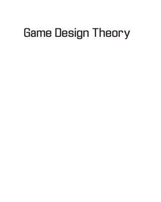 خرید و دانلود نسخه کامل کتاب Game Design Theory. A New Philosophy for Understanding Games