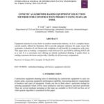 خرید و دانلود نسخه کامل کتاب Genetic algorithm based equipment selection method for construction project using matlab Tool