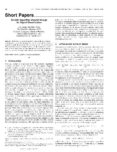 خرید و دانلود نسخه کامل کتاب Genetic Algorithm Wavelet Design for Signal Classification_6865847c5e5bf.jpeg خرید و دانلود نسخه کامل کتاب Genetic Algorithm Wavelet Design for Signal Classification