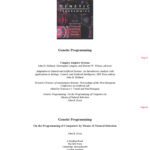 خرید و دانلود نسخه کامل کتاب Genetic Programming: On the Programming of Computers by Means of Natural Selection (Complex Adaptive Systems)