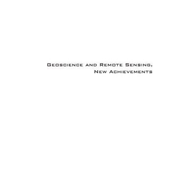 خرید و دانلود نسخه کامل کتاب Geoscience and Remote Sensing, New Achievements