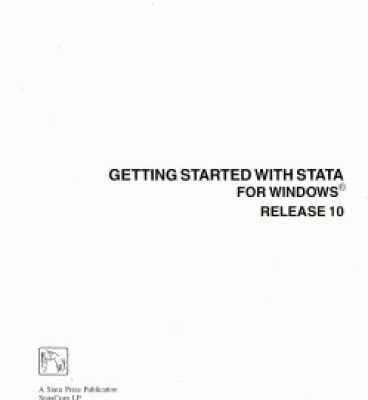 خرید و دانلود نسخه کامل کتاب Getting Started With Stata for Windows