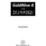 خرید و دانلود نسخه کامل کتاب GoldMine 8 For Dummies (For Dummies (Computer Tech))