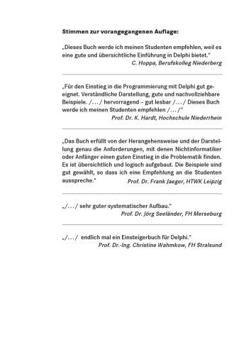 خرید و دانلود نسخه کامل کتاب Grundkurs Programmieren mit Delphi : systematisch programmieren lernen mit interaktiv gestalteten Beispielen ; inklusive Pascal-Programmierung, OOP, Grafikprogrammierung_687b63ea24196.jpeg خرید و دانلود نسخه کامل کتاب Grundkurs Programmieren mit Delphi : systematisch programmieren lernen mit interaktiv gestalteten Beispielen ; inklusive Pascal-Programmierung, OOP, Grafikprogrammierung