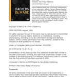 خرید و دانلود نسخه کامل کتاب Hackers Beware