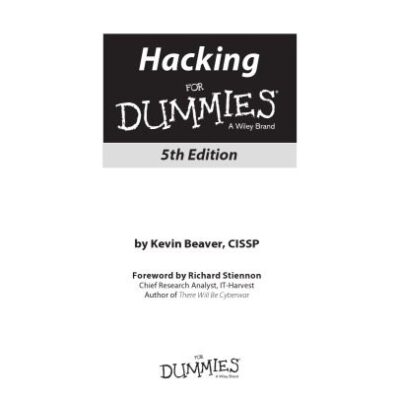 خرید و دانلود نسخه کامل کتاب Hacking For Dummies