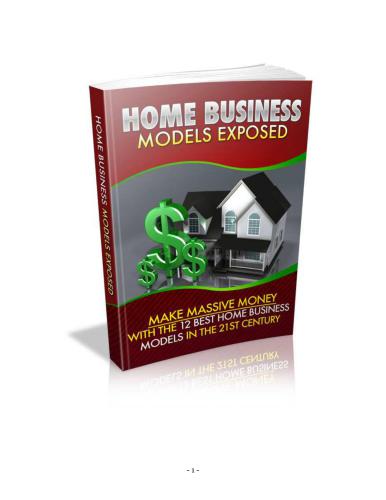 خرید و دانلود نسخه کامل کتاب Home business models exposed. Make massive money with the 12 best home business models in the 21st century_6884a27e1543c.jpeg خرید و دانلود نسخه کامل کتاب Home business models exposed. Make massive money with the 12 best home business models in the 21st century