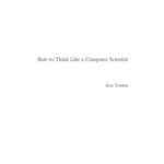 خرید و دانلود نسخه کامل کتاب How to think like a computer scientist. Java version