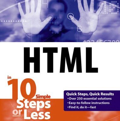 خرید و دانلود نسخه کامل کتاب HTML in 10 Steps or Less