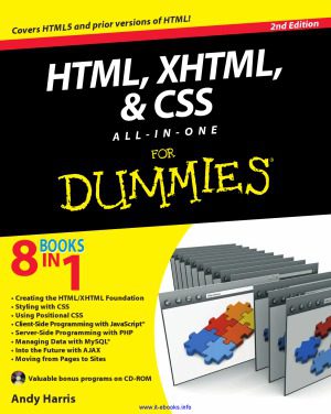 خرید و دانلود نسخه کامل کتاب HTML, XHTML, & CSS All-in-One For Dummies®, 2nd Edition