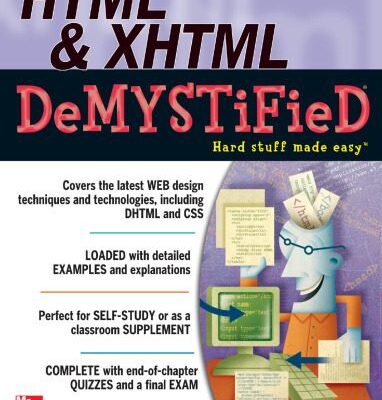 خرید و دانلود نسخه کامل کتاب HTML & XHTML DeMYSTiFieD