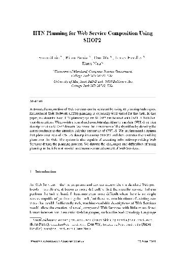 خرید و دانلود نسخه کامل کتاب HTN Planning for Web Service Composition Using SHOP2_6884a92ce6876.jpeg خرید و دانلود نسخه کامل کتاب HTN Planning for Web Service Composition Using SHOP2