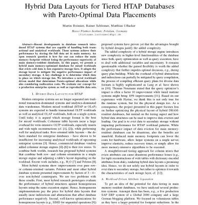 خرید و دانلود نسخه کامل کتاب Hybrid Data Layouts for Tiered HTAP Databases with Pareto-Optimal Data Placements [article]