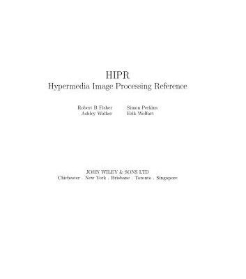 خرید و دانلود نسخه کامل کتاب Hypermedia Image Processing Reference