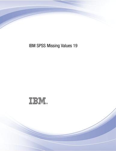 خرید و دانلود نسخه کامل کتاب IBM SPSS Missing Values 19_687fa68b7bf10.jpeg خرید و دانلود نسخه کامل کتاب IBM SPSS Missing Values 19