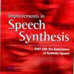 خرید و دانلود نسخه کامل کتاب Improvements in Speech Synthesis