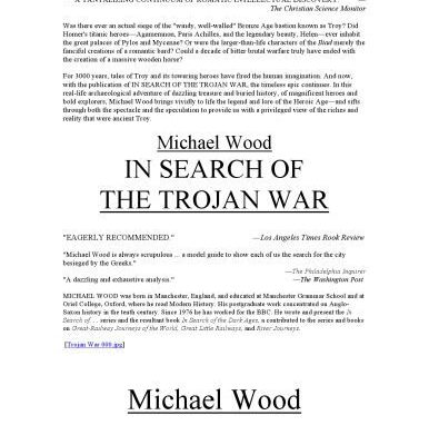 خرید و دانلود نسخه کامل کتاب In Search of the Trojan War (Plume)