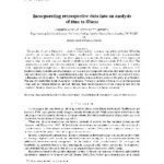 خرید و دانلود نسخه کامل کتاب Incorporating retrospective data into an analysis of time to illness