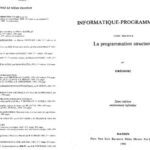خرید و دانلود نسخه کامل کتاب Informatique-Programmation : La Programmation Structurée
