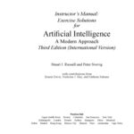 خرید و دانلود نسخه کامل کتاب Instructor’s Manual: Exercise Solutions for Artificial Intelligence A Modern Approach – Third Edition