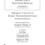 خرید و دانلود نسخه کامل کتاب Instructor's Solutions Manual Thomas' Calculus Early Transcendentals Fourteenth Edition