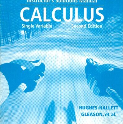 خرید و دانلود نسخه کامل کتاب Instructor's Solutions Manual to accompany Calculus: Single Variable, Second Edition