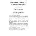 خرید و دانلود نسخه کامل کتاب Interactive Fortran77. A hands on approach